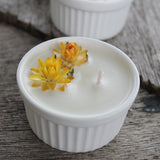 Vela Decorativa de Cera de Soja - Flor Cerejeira - 35 g - Atelier do Sabão