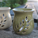 Queimador de Cerâmica - Folhas - Atelier do Sabão