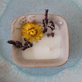 Vela Decorativa Natural de Cera de Soja - Flor de Cerejeira - Atelier do Sabão