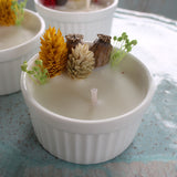 Vela Decorativa de Cera de Soja - Flor Cerejeira - 35 g - Atelier do Sabão