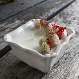 Vela Decorativa Natural de Cera de Soja - Flor de Cerejeira - Atelier do Sabão