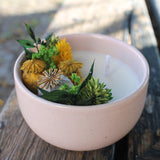 Vela Decorativa Natural de Cera de Soja - Flor de Cerejeira - Atelier do Sabão