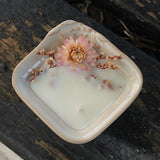 Vela Decorativa Natural de Cera de Soja - Flor de Cerejeira - Atelier do Sabão