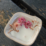 Vela Decorativa Natural de Cera de Soja - Flor de Cerejeira - Atelier do Sabão