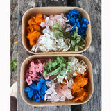 Flores Secas - Caixa de Hortências - Atelier do Sabão