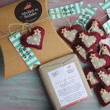 Embrulho de Natal em caixa Kraft para 1 sabonete - Atelier do Sabão