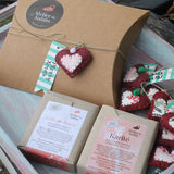 Embrulho de Natal em caixa Kraft para 2 sabonetes - Atelier do Sabão