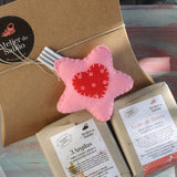 Embrulho de Natal em caixa Kraft para 2 sabonetes - Atelier do Sabão