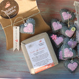 Embrulho em caixa Kraft para 1 sabonetes - Atelier do Sabão