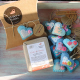 Embrulho em caixa Kraft para 1 sabonetes - Atelier do Sabão