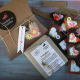 Embrulho em caixa Kraft para 1 sabonetes - Atelier do Sabão