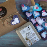 Embrulho em caixa Kraft para 1 sabonetes - Atelier do Sabão