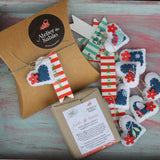 Embrulho de Natal em caixa Kraft para 1 sabonete - Atelier do Sabão