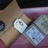 Embrulho de Natal em caixa Kraft para 2 sabonetes - Atelier do Sabão