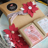 Embrulho de Natal em caixa Kraft para 2 sabonetes - Atelier do Sabão