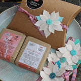 Embrulho de Natal em caixa Kraft para 2 sabonetes - Atelier do Sabão