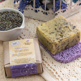 Sabonete Alfazema com esfoliação - Atelier do Sabão