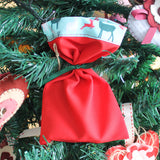 Saquinho em tecido - Especial de Natal - Atelier do Sabão