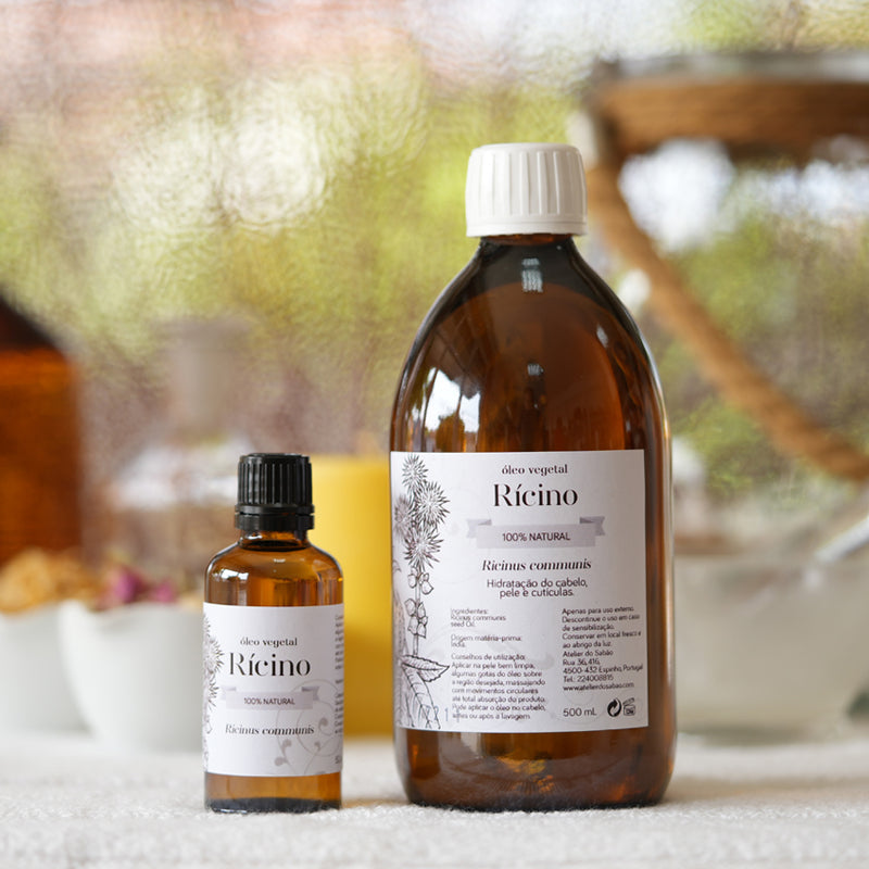 Óleo de RÍCINO - 50 ml, 500 ml Atelier do Sabão
