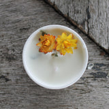Vela Decorativa de Cera de Soja - Flor Cerejeira - 35 g - Atelier do Sabão