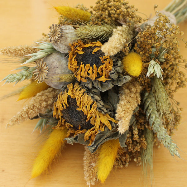 Flores secas - Bouquet Girassol - Atelier do Sabão