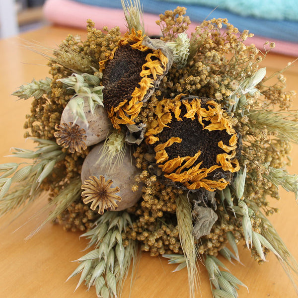 Bouquet Girassol - Flores Secas - Atelier do Sabão