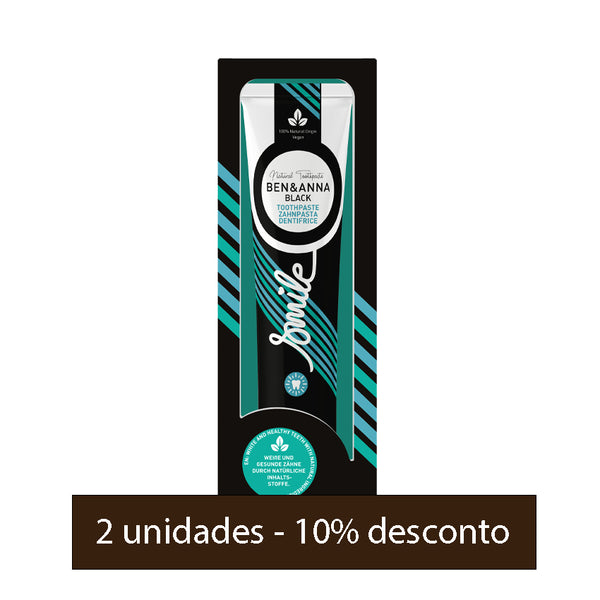 Dentífrico em Tubo - Carvão Ativado - com Flúor