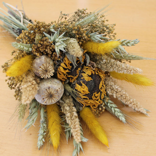 Flores secas - Bouquet Girassol - Atelier do Sabão