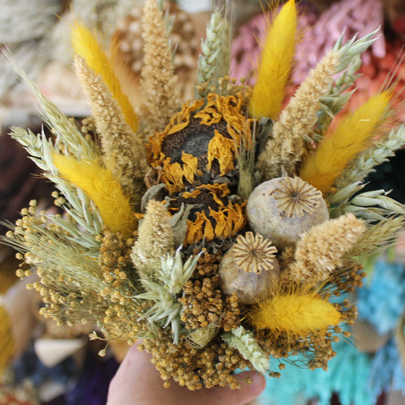 Flores secas - Bouquet Girassol - Atelier do Sabão