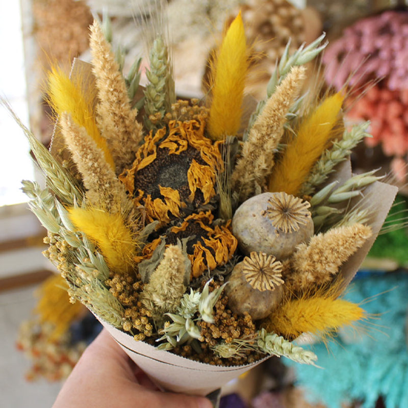 Flores secas - Bouquet Girassol - Atelier do Sabão
