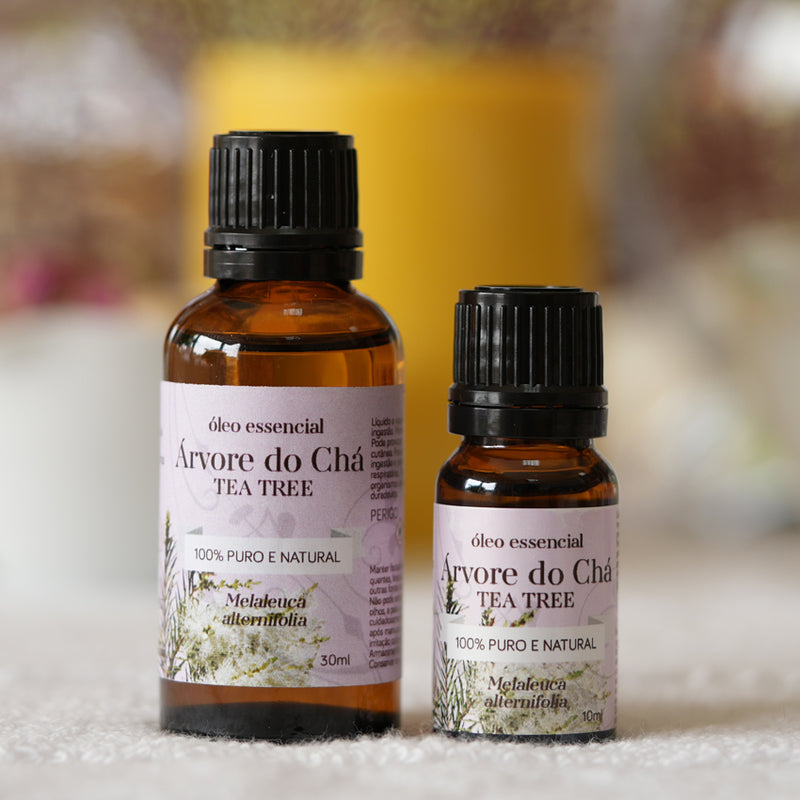 Óleo essencial de ÁRVORE DO CHÁ/TEA TREE, Melaleuca alternifolia, Atelier do Sabão
