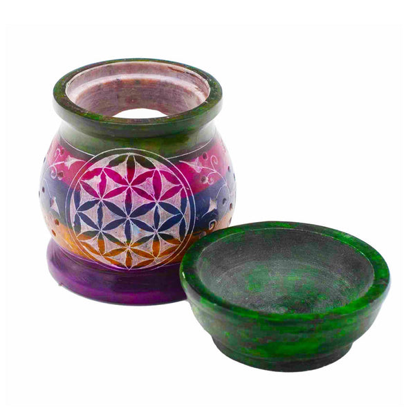Queimador para Óleos Essenciais em Pedra-sabão- Atelier do Sabão