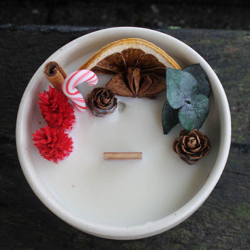 Vela Decorativa Natural de Cera de Soja - Flor de Cerejeira - Atelier do Sabão