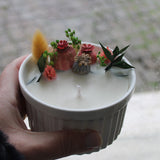 Vela Decorativa Natural de Cera de Soja - Atelier do Sabão