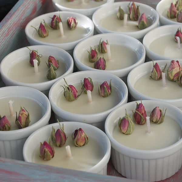 Vela Decorativa Natural de Cera de Soja - Cupcake Flor de Cerejeira - 35 g