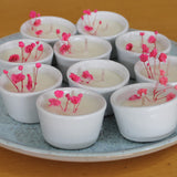 Vela Decorativa Natural de Cera de Soja - Flor de Cerejeira - Atelier do Sabão