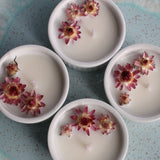 Vela Decorativa Natural de Cera de Soja - Cupcake Flor de Cerejeira - 35 g