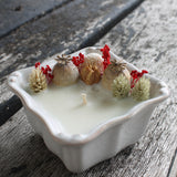 Vela Decorativa Natural de Cera de Soja - Flor de Cerejeira - Atelier do Sabão