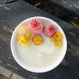 Vela Decorativa de Cera de Soja - Flor Cerejeira - 200 g