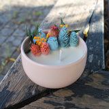 Vela Decorativa Natural de Cera de Soja - Flor de Cerejeira - Atelier do Sabão