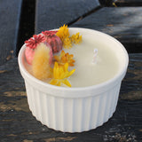 Vela Decorativa de Cera de Soja - Flor Cerejeira - 200 g