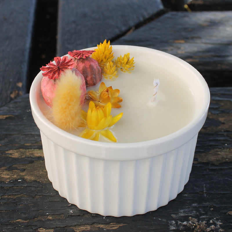 Vela Decorativa de Cera de Soja - Flor Cerejeira - 200 g