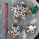 Atrapa Sonhos de Estrelas em feltro de Natal- Feito à mão - Atelier do Sabão