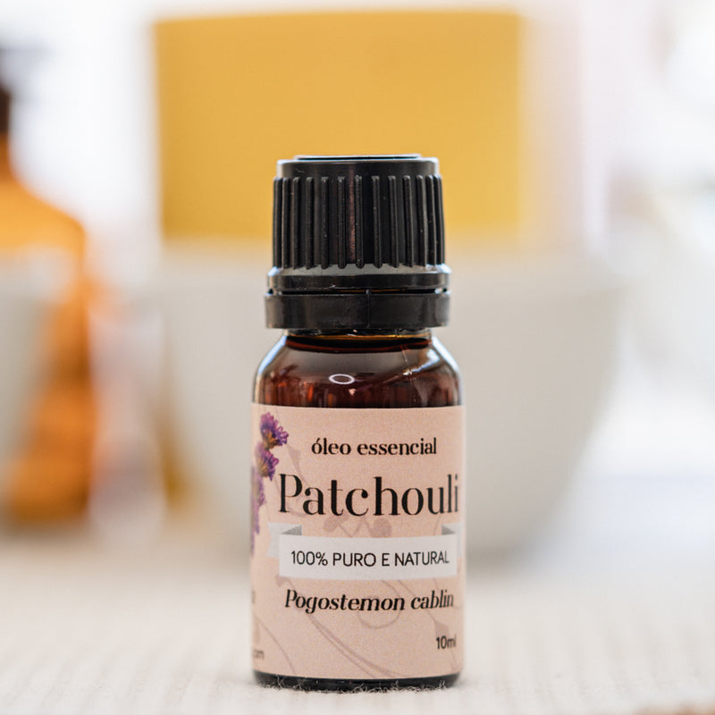 Óleo essencial de PATCHOULI, Pogostemon cablin - Atelier do Sabão