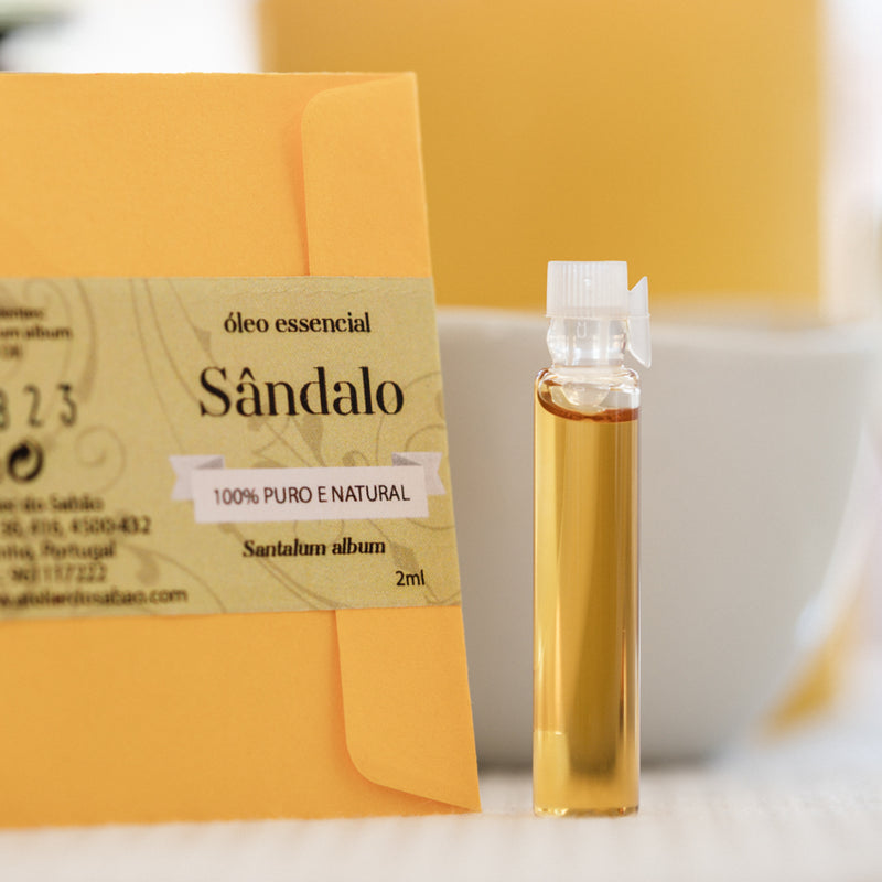 Óleo Essencial de SÂNDALO - 2 mL - Atelier do Sabão