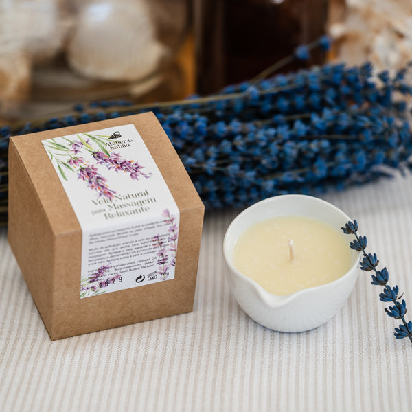 Vela para Massagem - Relaxante - Atelier do Sabão